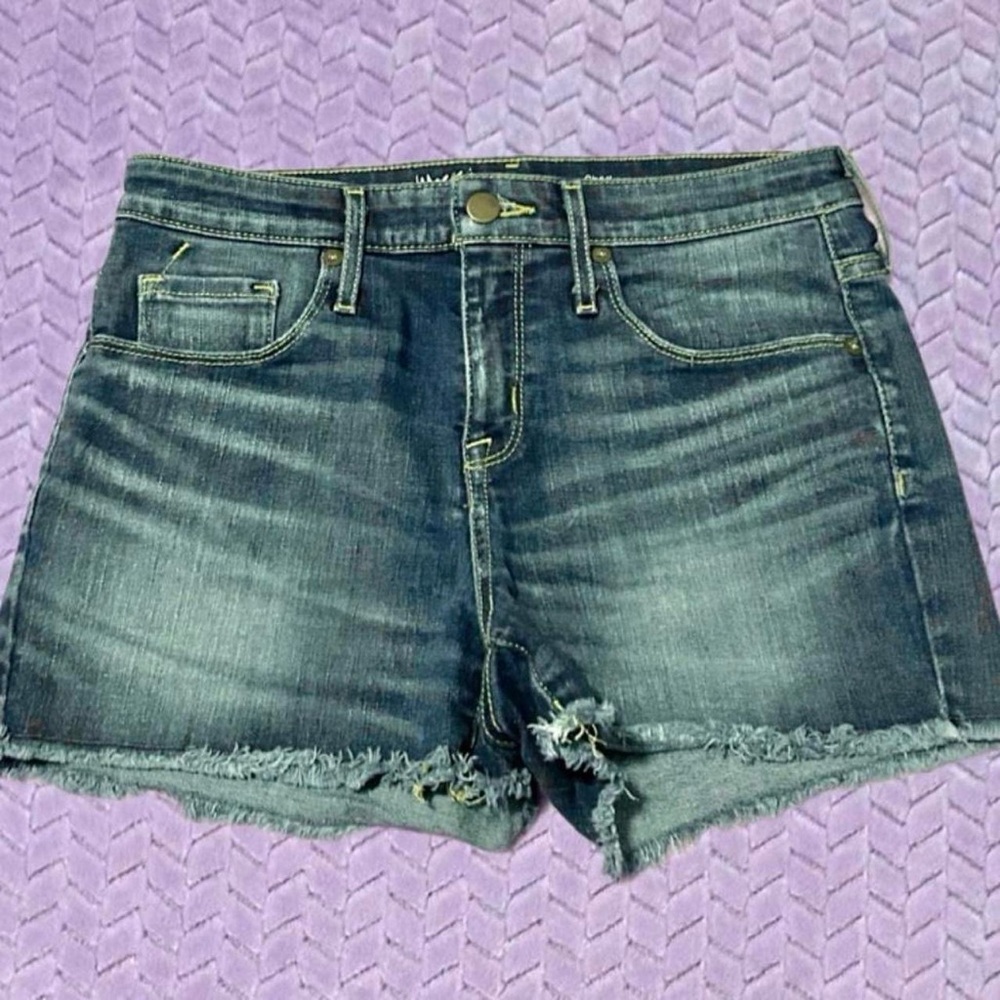 Mossimo Supply Co. Dark Blue Jean Shorts